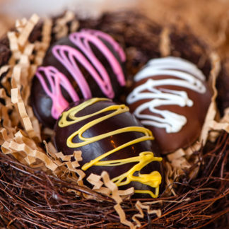 Buttercream-Filled Chocolate Easter Eggs