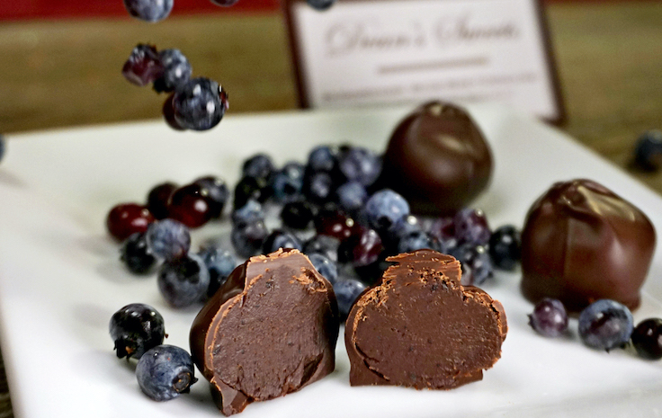 Blueberry Truffle at Dean's Sweets