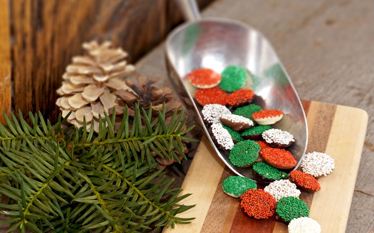 Dean's Sweets Holiday Chocolate Nonpareils