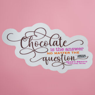 Chocolate Is the Answer No Matter the Question
